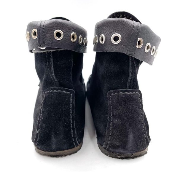 EUC Isabel Marant Morley Booties Black Suede Moccasins - Picture 6 of 16
